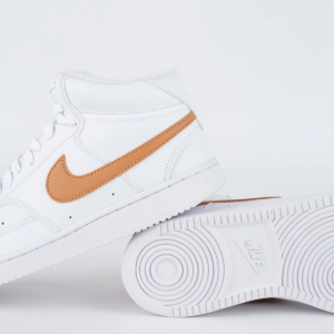 Giay Nike Court Vision Mid White Orange CD5436-104