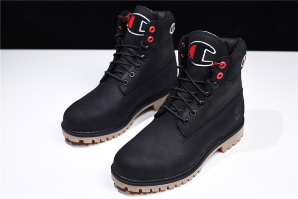 Giày Timberland Champion x 6 Inch Luxe Premium 'Black' TB0A1UCR-001 - Ảnh 2
