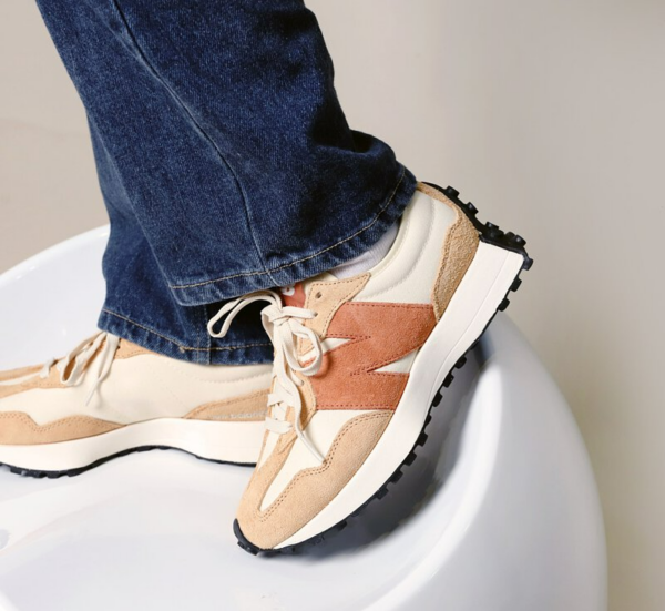 Giày New Balance 327 Macadamia Nut MS327WC - Ảnh 8