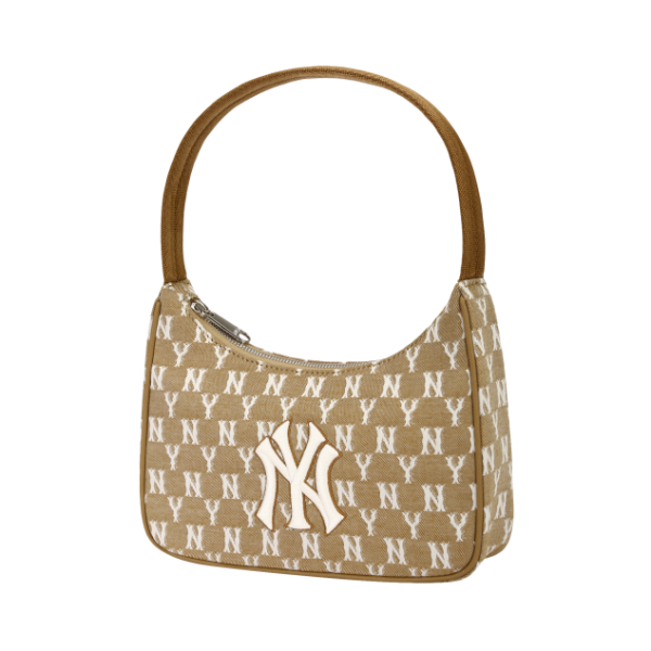 Túi Monogram Jacquard Hobo Bag New York Yankees 32BG33111-50B - Ảnh 2
