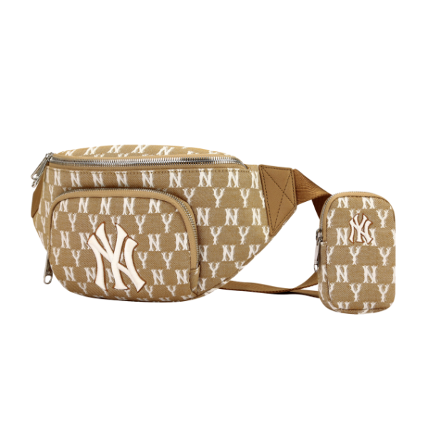 Túi Mlb Monogram Jacquard Hipsack New York Yankees 32BGCA111-50B - Ảnh 2