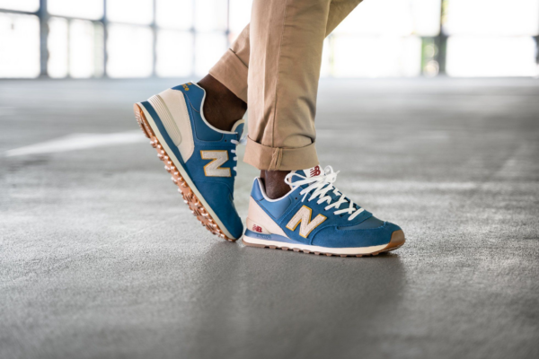 Giày New Balance Running Bali Blue Heather ML574SCA - Ảnh 5