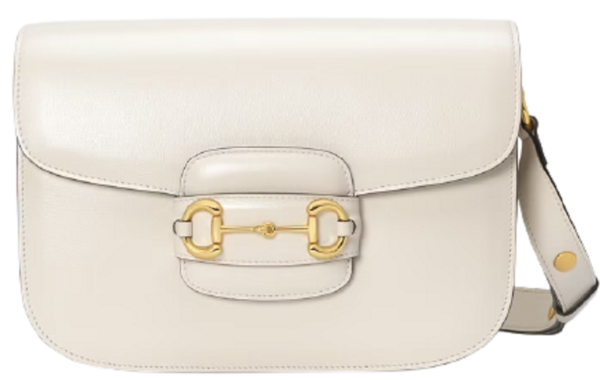 Túi Gucci Horsebit 1955 Shoulder White Leather ‎602204-1DB0G-9022