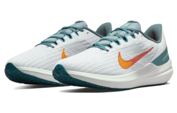 Giày Nike Winflo 9 Pure 'Platinum Total Orange Grey Mineral Blue' DD6203-005 - Ảnh 4