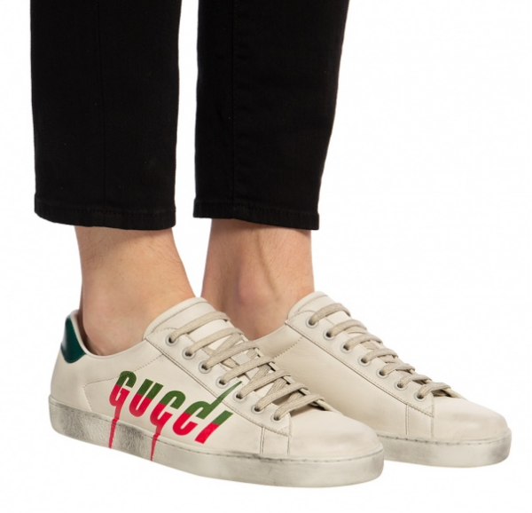 Giày Gucci Ace 'Blade  Distressed White' 576137-A38V0-9090 - Ảnh 3