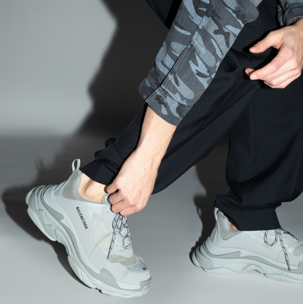 Giày Balenciaga Triple S Sneaker 'Grey' 536737-W2FW1-1203 - Ảnh 3