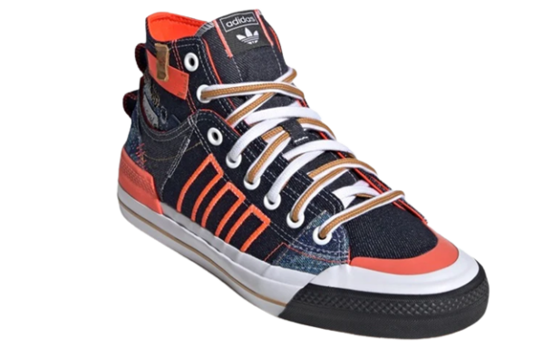 Giày Adidas Nizza Hi DL Denim 'Mutil' FZ5238 - Ảnh 3