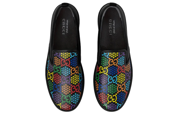 Giày Gucci GG Supreme Slip-On 'Psychedelic And Black' 610080-H2010-1101 - Ảnh 4