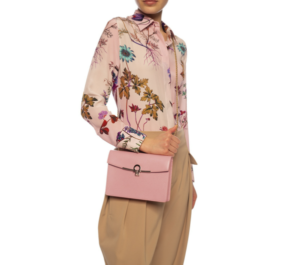 Túi Salvatore Ferragamo Ladies Gancini Mini 'Pink' 22D697-724095 - Ảnh 2