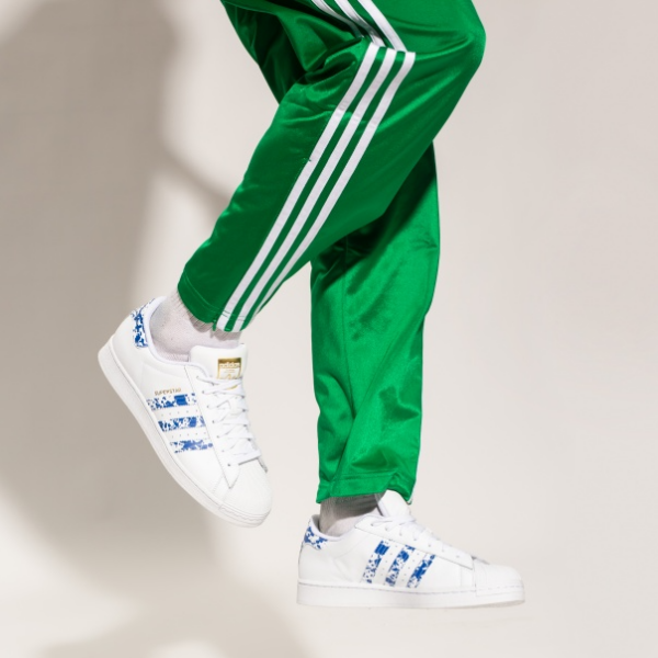Giày Adidas Superstar 'White Blue Splatter' FY7713 - Ảnh 4