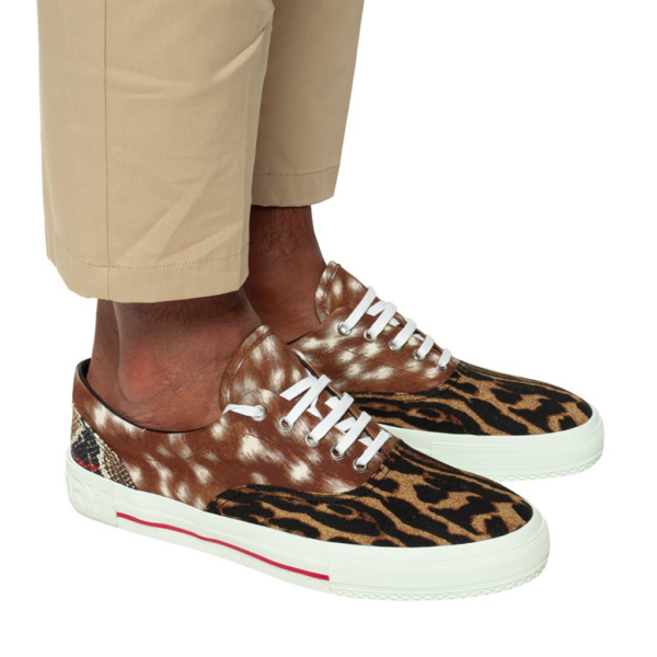 Giày Burberry Mixed Animal-print Skate 'Brown' 8024906 - Ảnh 2