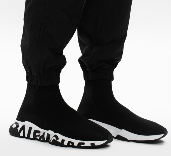 Giày Balenciaga Speed Trainer 'Graffiti Black White' 605972-W05GE-1015 - Ảnh 3
