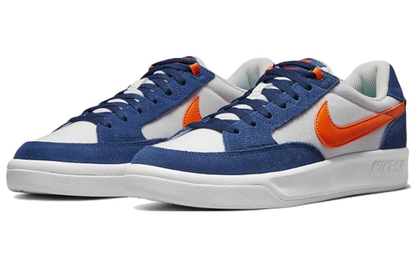 Giày Nike SB Adversary Premium 'White Navy Safety Orange' CW7456-402 - Ảnh 2