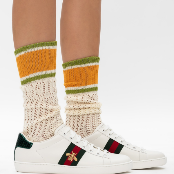 Giày Gucci Wmns Ace Embroidered 'Bee' 431942-02JP0-9064 - Ảnh 5