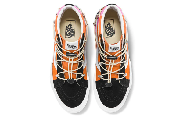 Giày Vans SK8-Hi Echo DX 'Fusion Black Orange' VN0A7Q5OY8J - Ảnh 4