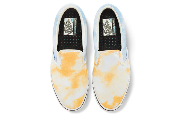 Giay Vans Pastel Tie Dye Comfycush Slip-On 'Yellow White' VN0A7TNMB1Y