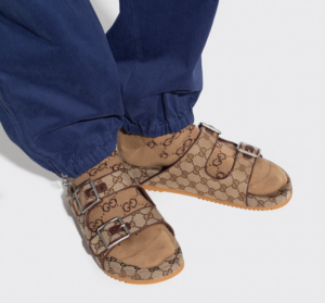 Dep Gucci Strap Slide Sandal 'Beige Canvas' 658020-2HK60-9791