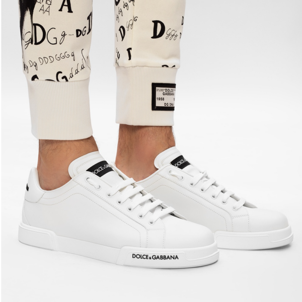 Giày Dolce & Gabbana Calf Nappa Portofino White CS1774-AA335-80001 - Ảnh 2