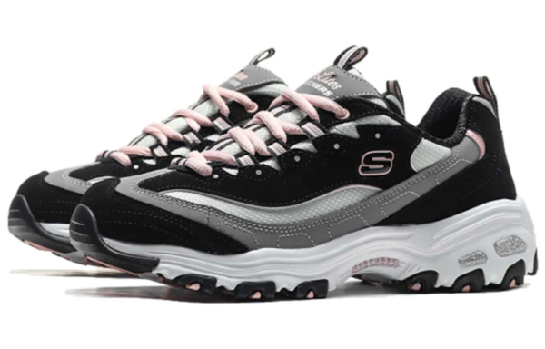 Giày Skechers D'lites 1.0 'Black Grey' 13143-BKGY - Ảnh 2