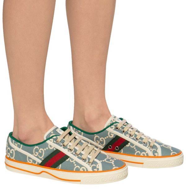 Giày Gucci Wmns Tennis 1977 'Light Blue' 606110-H0G10-3460 - Ảnh 2