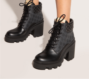 Alternative view of Giày Gucci Women's GG Ankle Boot 659691-UC810-1000