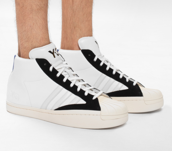 Giày Adidas Y-3 Yohji Pro White 'Bold Blue' FX0898 - Ảnh 5