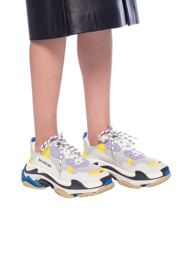 Giày Balenciaga Triple S Purple Yellow 524039-W09OM-9465 - Ảnh 5
