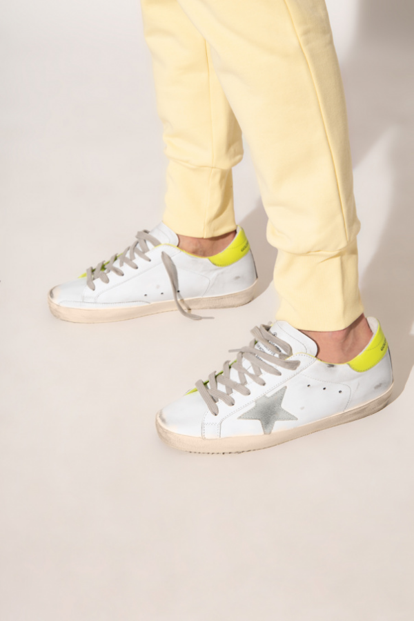 Giày Golden Goose Supper Star 'White Yellow' GWF00101 F002591 10915 - Ảnh 3