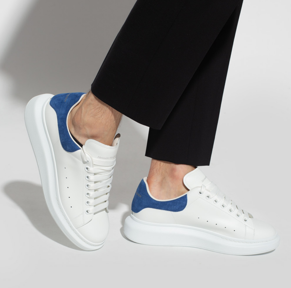 Giày Alexander McQueen Oversized Sneaker 'Blue Crocodile' 625162-WHZ4K-9255 - Ảnh 2