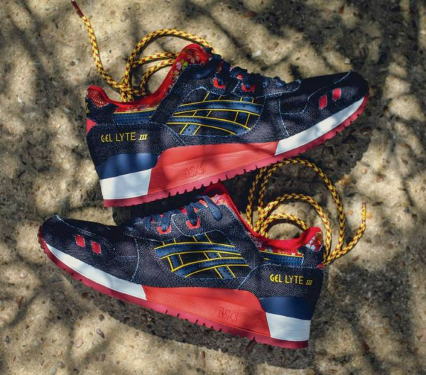 Giày Asics Gel Lyte 3 Japanese Denim 'Kimono' H5L2N-5050 - Ảnh 2