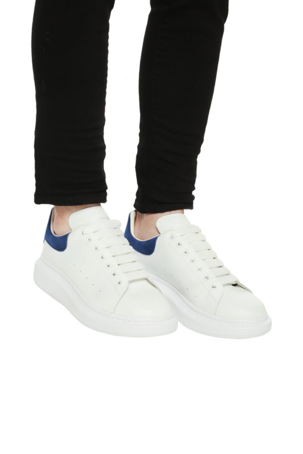 Giày Alexander McQueen Oversized 'White Paris Blue' 553680-WHGP7-9086 - Ảnh 4