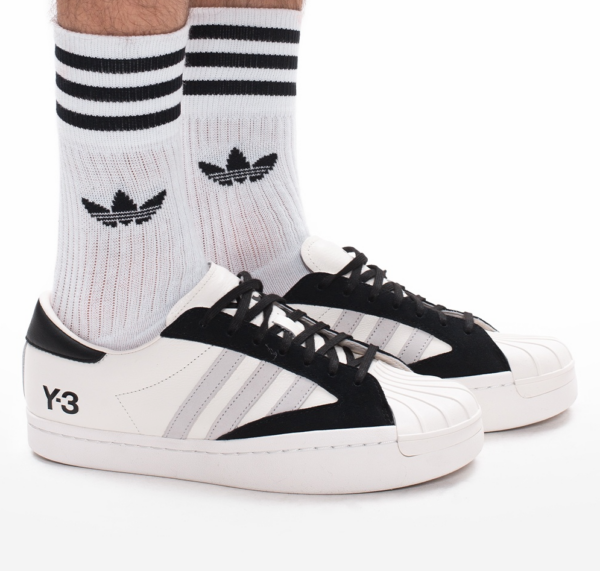 Giày Adidas Y-3 Yohji Star 'Grey One Black' H02579 - Ảnh 2