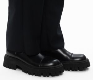 Alternative view of Giày Balenciaga Tractor Bootie 'Black' 636599-WA8E9-1000