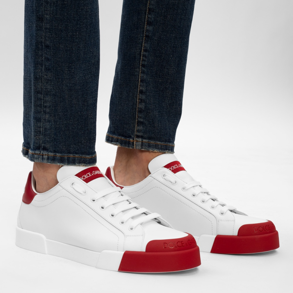 Giày Dolce & Gabbana Nappa Portolino 'White' - Ảnh 2