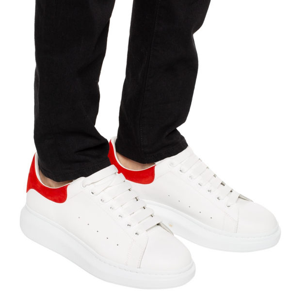 Giày Alexander McQueen Oversized Sneaker 'White Lust Red' 553680-WHGP7-9676 - Ảnh 2