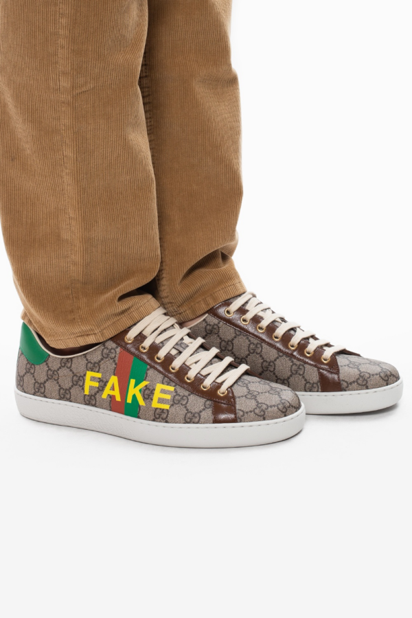 Giày Gucci Ace 'Fake Not Print' 636358 2GC10 8260 - Ảnh 3
