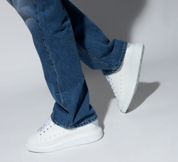 Giày Alexander McQueen Blue Oversized 'White Ice Berg' 553680-WHGP7-9428 - Ảnh 2