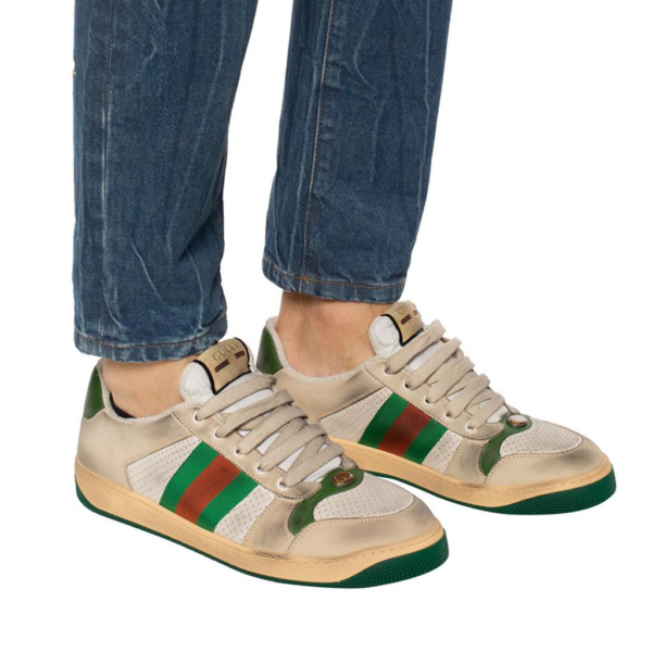 Giày Gucci Screener Distressed 'Green Orange' 546163-0YI20-9582 - Ảnh 3