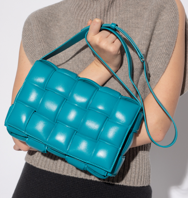 Túi Bottega Veneta Padded Intreccio Leather Ccross-body Bag 591970-VCQR1-4634 - Ảnh 7
