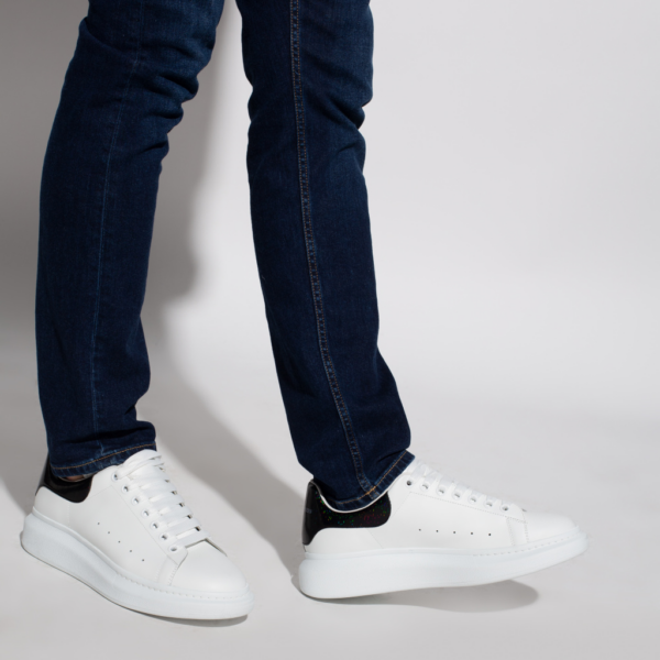 Giày Alexander McQueen Oversized Sneaker 'White Black Iridescent' - Ảnh 3
