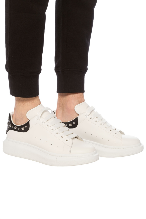 Giày Alexander McQueen Studded Oversized 'Black White' 553776-WHGP5-9061 - Ảnh 4