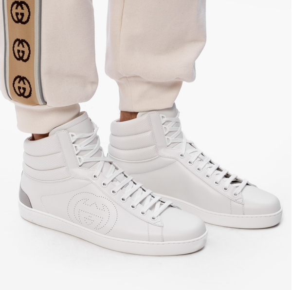 Giày Gucci Ace High 'White' 625672 1XG10 9110 - Ảnh 3