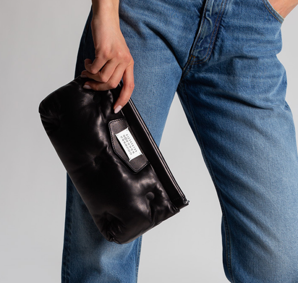 Túi Maison Margiela Black Leather Pouch S56WF0160-P4300-T8013 - Ảnh 5