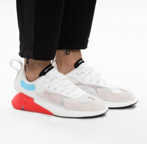 Giày Adidas Y-3 Orisan 'White Red Cyan' FX1411 - Ảnh 3