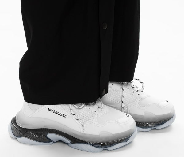 Giày Balenciaga Triple S Sneaker 'Clear Sole White Black' 541624-W2FR2-9010 - Ảnh 4