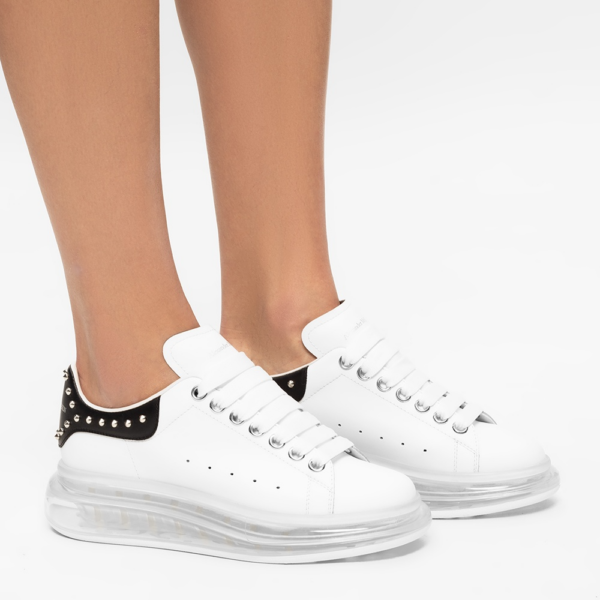 Giày Alexander McQueen Oversized Sneakers White 650814 WHZ4X 9089 - Ảnh 2
