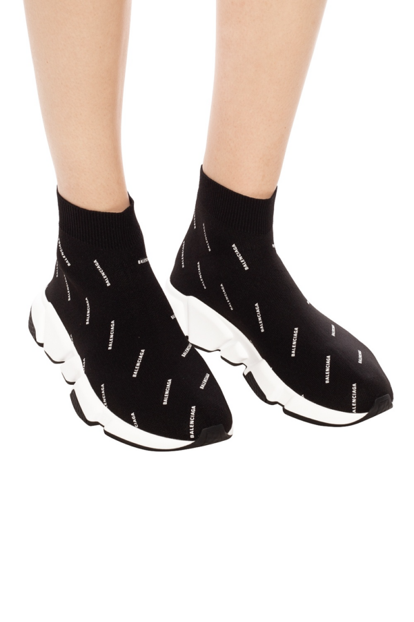 Giày Balenciaga Wmns Speed Trainer 'Black White'  525721-W0650-1006 - Ảnh 3