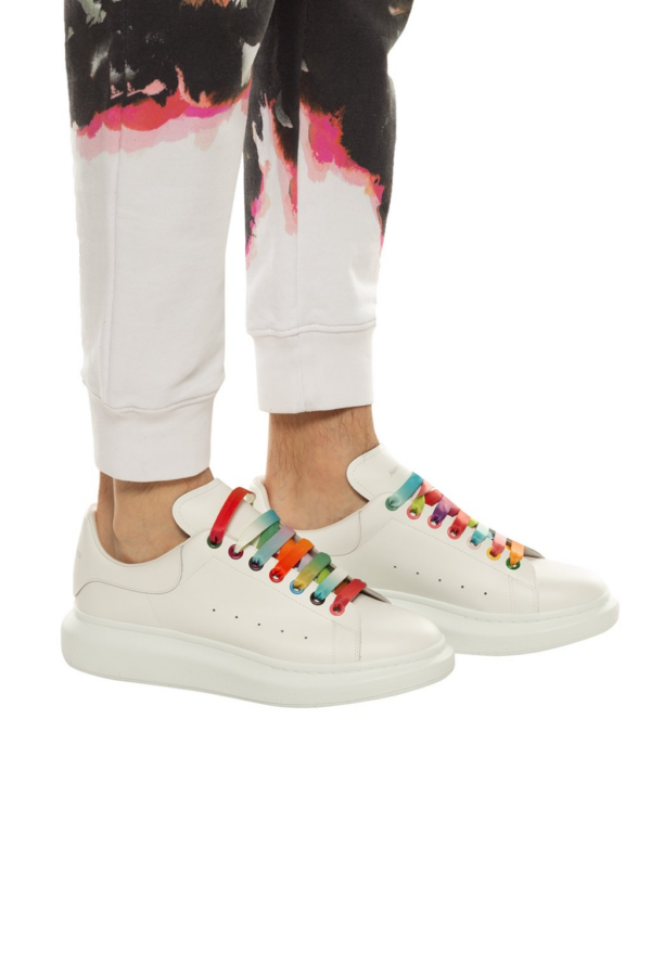 Giày Alexander McQueen Oversized Sneaker 'White Multi' 553680 WHX9P 9035 - Ảnh 5