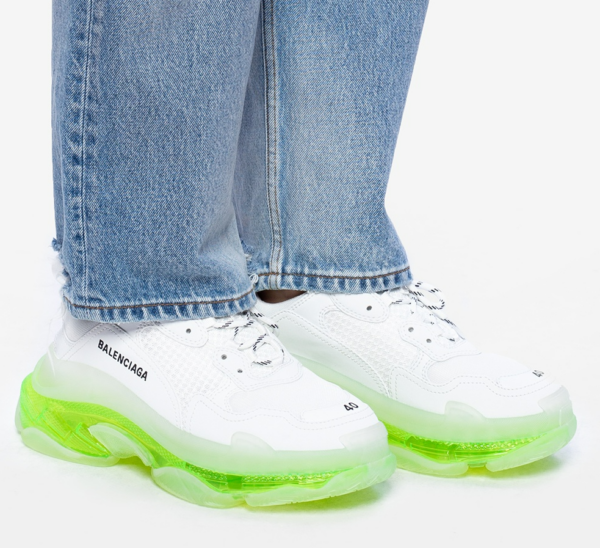 Giày Balenciaga Triple S Clear Sole Sneaker Athletic 544351 W2FR1 9073 - Ảnh 9
