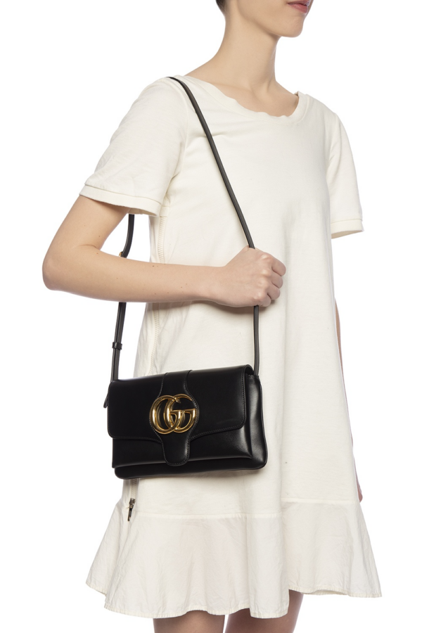 Túi Gucci Double GG Small Shoulder Crossbody Bag 550129 0V10G 1000 - Ảnh 3